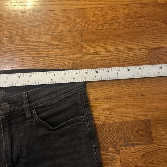 Skinny Coupe Moulante Jeans Womens Black 29/32 Denim H&M Distressed - Picture 7 of 13